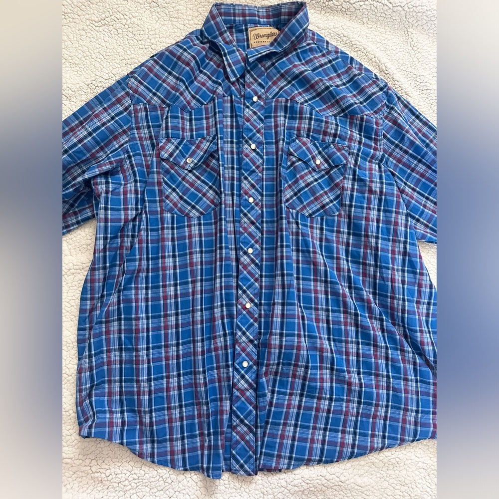 Vintage Wrangler Pearl Snap